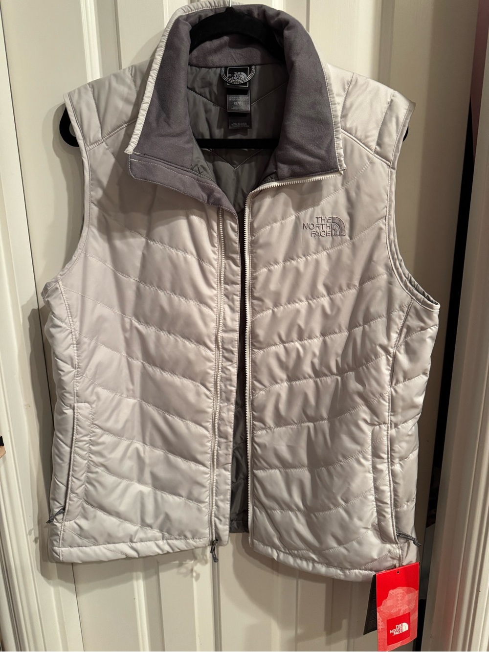 The North Face Women's Light Silver Quilted Vest